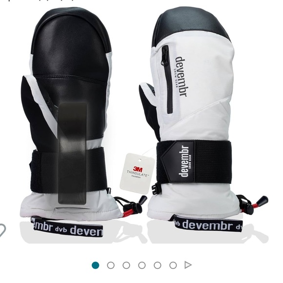 devembr Accessories Devenbr Snowboard Ski Mittens With Removable